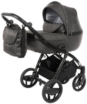 Knorr-Baby Kombikinderwagen Piquetto Uni Schiefer