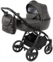 Knorr-Baby Kombikinderwagen Piquetto Uni Schiefer
