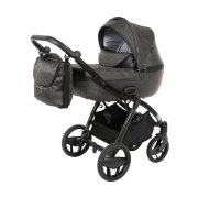 knorr-baby Kombikinderwagen Piquetto Uni Schiefer