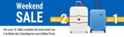 koffer-direkt mit 50% Rabatt auf den zweiten Koffer + 5% bei Vorkasse TOP!