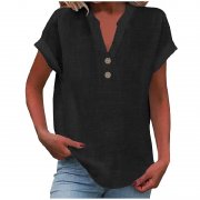 KOG Damen Leinenhemd Kurzarm f&uuml;r nur 5,48&euro; bei Amazon