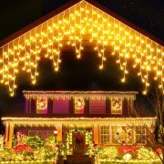 Koicaxy 10 Meter 400 LEDs Outdoor Lichterkette mit Timer