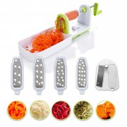 Kompakter Gem&uuml;se Spiralschneider mit 5 Klingen bei amazon f&uuml;r 16,89&euro;
