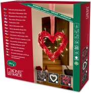 Konstsmide LED Holzsilhouette Herz Weihnachtsdeko