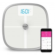  Koogeek Bluetooth-Wifi Smart Scale-K&ouml;rperanalyseger&auml;t, 8 K&ouml;rperstatistikmessfunktionen