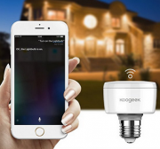 Koogeek E27 Gl&uuml;hbirnen Adapter kompatibel mit Apple HomeKit jetzt f&uuml;r 15,99 &euro; statt 34,99 &euro;