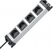 Kopp Powerversal 4-Fach Steckdosenleiste mit Schutzkontakt f&uuml;r Wandmontage