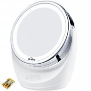 Kosmetikspiegel LED und 360&deg;Schwenkbar Tischspiegel f&uuml;r 7,79&euro;