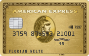 Kostenlos! Goldene Amarican Express Kreditkarte + 20.000 Reward Punkte