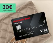 Kostenlose VISA Kreditkarte + 30&euro; GESCHENKT + Cashback + keine Jahresgeb&uuml;hr + Sofort-Kreditlimit
