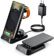 KPON 3 in 1 20W Induktive Ladestation f&uuml;r Samsung Watch und Handy