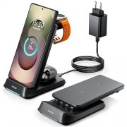 KPON 3-in-1 Induktive Ladestation f&uuml;r Samsung Handys nur 15,29&euro;