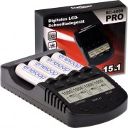  Kraftmax BC-4000 Pro Ladeger&auml;t alle Mignon AA & Micro AAA - NIMH Akkus
