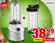 Krups Freshboost KB1801 Standmixer f&uuml;r 38,99 Euro