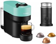 Krups XN92 Vertuo Pop Nespresso Kapselmaschine + Aeroccino 3 Milchaufsch&auml;umer