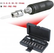KS Tools 515.1003 1/2" Hand-Schlagschraubendreher-Satz 11-teilig