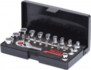 KS Tools 911.0623 23-teiliger Steckschl&uuml;ssel-Satz 1/4 Zoll inklusive Umschaltknarre