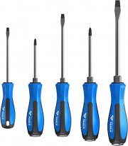 KS TOOLS Schlagschraubendreher-Satz mit Schlagkappe 5-teilig