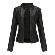 Kunstlederjacke f&uuml;r Damen stark reduziert bei Amazon