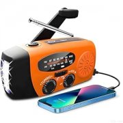 Kurbelradio mit Powerbank & Taschenlampe im Angebot