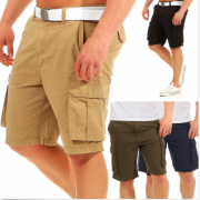 Kurze Hose Bermuda Cargohose mit G&uuml;rtel