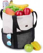 KUYOU Mesh Strandtasche Extra gro&szlig;e 35L f&uuml;r 11,88&euro;