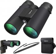 Kylietech 12x42 HD Fernglas inkl. Tragetasche, Tragegurt und Smartphone-Adapter