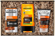 L'Or&eacute;al Men Expert 3-teiliges Geschenkset f&uuml;r M&auml;nner mit Waschgel, Gesichtscreme und XL Duschgel