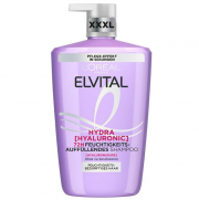 L'Or&eacute;al Paris Elvital Hydra Hyaluronic feuchtigkeitsspendendes XXXL 1L Shampoo f&uuml;r gl&auml;nzendes Haar