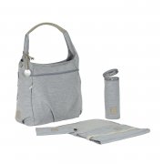 L&Auml;SSIG Baby Wickeltasche Stylische Tasche grau
