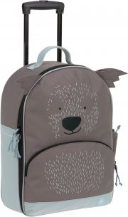 L&Auml;SSIG Kinderkoffer Trolley Reisekoffer mit Teleskopstange Cali Wombat, Braun