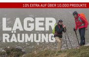 Lagerr&auml;umung mit 10% Extra-Rabatt On Top auf alle bereits reduzierte Artikel bei Bergfreunde