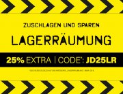 Lagerr&auml;umung mit 25% Extra-Rabatt auf &uuml;ber 1.600 bereits reduzierte Artikel bei Jeans Direct