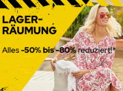 Lagerr&auml;umung mit bis zu 80% Rabatt auf das komplette Sortiment bei Dress For Less