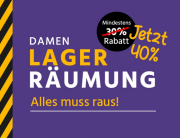 Lagerr&auml;umung mit mindestens 40% Rabatt auf Damen Bekleidung bei Jeans Direct