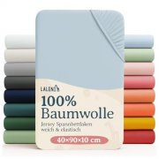 Laleni Jersey Spannbettlaken (2er Pack) f&uuml;r Babybett zum guten Preis