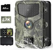 Lamgool H804A Wildkamera 2.7K HD mit Bewegungserkennung und Nachtsicht
