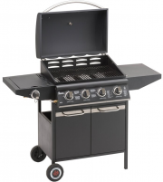 Landmann Grillchef Gasgrill mit 4 Brennern und Seitenkocher