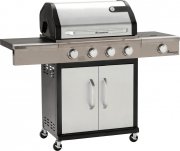 Landmann Triton PTS 4.1 Edelstahl Grillwagen 4 Brenner + 1 Seitenbrenner
