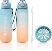 LANSHUNEUR 1 L Tritan Sport Trinkflasche BPA Frei und Auslaufsicher