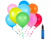 Latex Luftballons 150 St&uuml;ck mit 1 Handpumpe Bunte Ballons