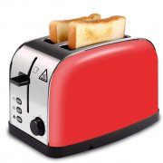 LATITOP Automatik 2-Scheiben Toaster in rot