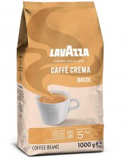 Lavazza Caffe Crema Dolce Kaffeebohnen Arabica und Robusta 1 kg Packung