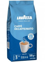 Lavazza Caff&egrave; Decaffeinato 500 g Entkoffeinierte Arabica und Robusta Kaffeebohnen
