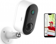 Laxihub W1 WLAN 1080p Full HD Akku &Uuml;berwachungskamera mit Nachtsicht und Zwei-Wege-Audio