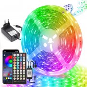 LDHOU 20 Meter RGB LED Strip mit Musik Sync, APP-Steuerung und Fernbedienung