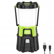 LE Campinglampe Laterne Au&szlig;enleuchte LED Notfallleuchte 1200lm dimmbar und Blinklicht