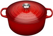 Le Creuset Signature Gusseisen-Br&auml;ter mit Deckel, &Oslash; 24 cm