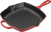 Le Creuset Signature Gusseisen-Grillpfanne Quadratisch 26 cm f&uuml;r alle Herdarten