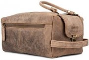 LEABAGS Palm Bay Kulturbeutel aus echtem B&uuml;ffel-Leder im Vintage Look - Fallow f&uuml;r 38,38&euro;